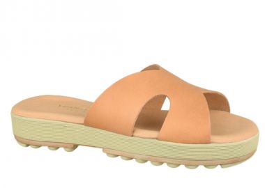 Γυναικείες Παντόφλες | Υφαντίδης | 126058 | Μπεζ - Υφαντίδης - 